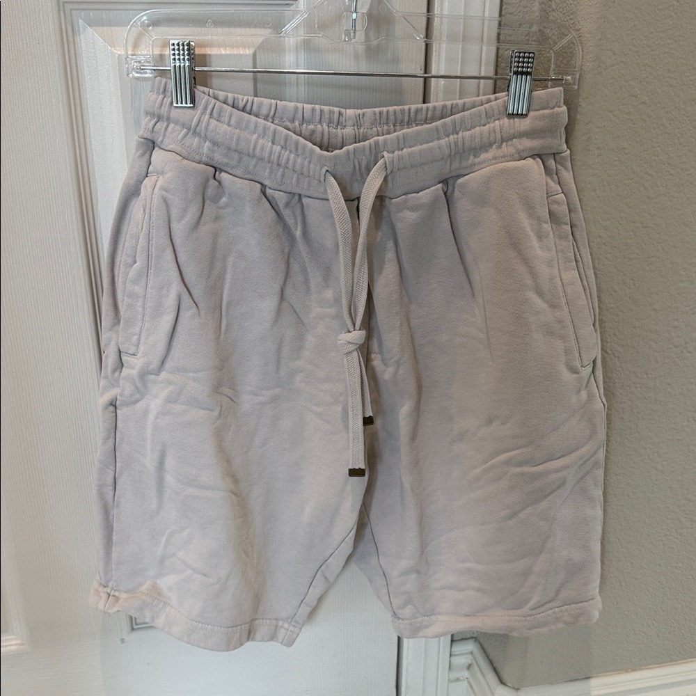 TALENTLESS Light Gray Athletic Shorts